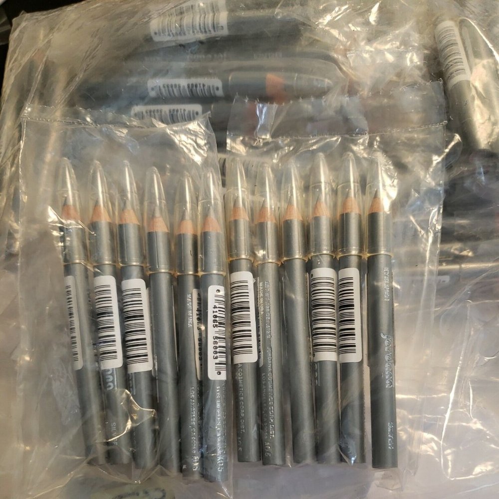NEW 24 pcs Jordana Cosmetics Silver Eyeliner Pencils 4" Costume Makeup #1005B